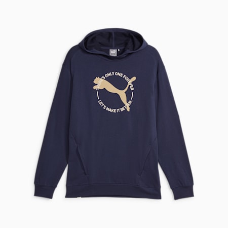 Better Sportswear hoodie voor heren, PUMA Navy, small