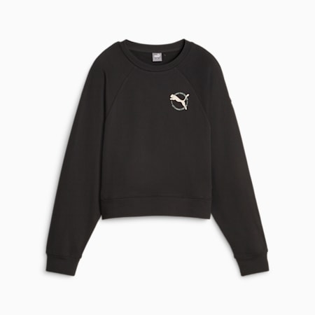 Better Sportswear Women's Sweatshirt, PUMA Black, small-SEA