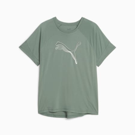 EVOSTRIPE Women's Tee, Eucalyptus, small-AUS