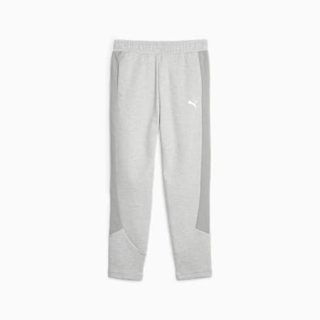Evostripe Women's High-Waist Pants, Light Gray Heather, small-AUS