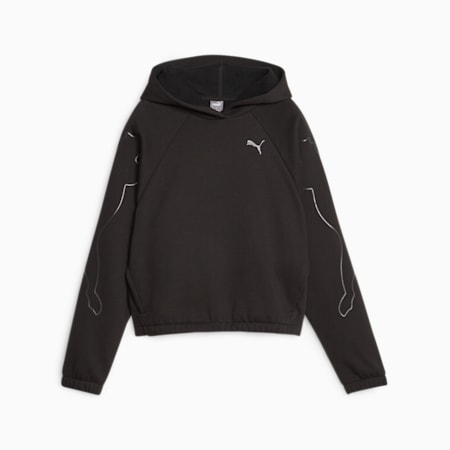 PUMA MOTION Cat Women's Hoodie, PUMA Black, small