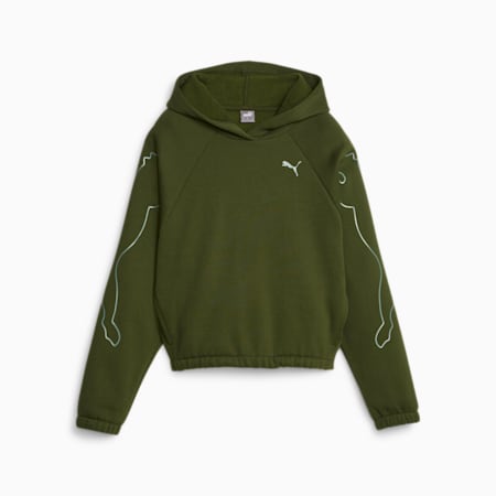 Green discount puma sweatshirt