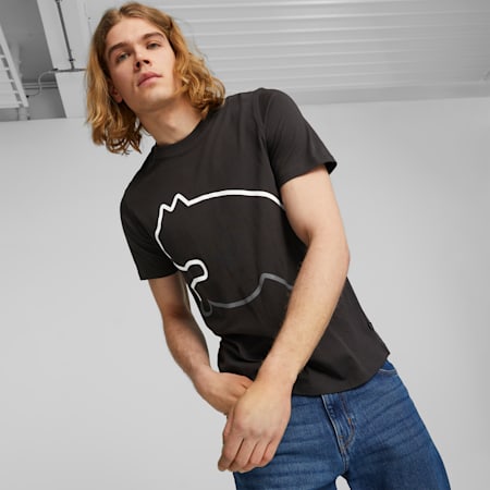 GRAPHICS Men's Tee, PUMA Black, small-AUS