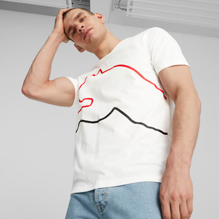 GRAPHICS Men's Tee, PUMA White, small-NZL