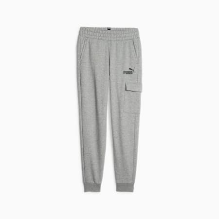 Essentials Youth Cargo Pants, Medium Gray Heather, small