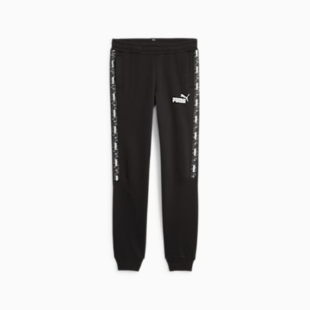 ESS TAPE CAMO Sweatpants - Youth 8-16 years, PUMA Black, small-AUS