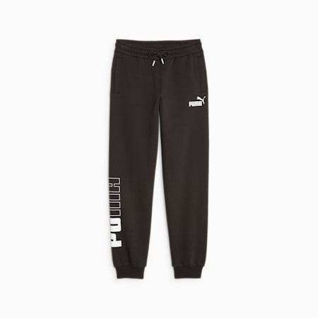 PUMA POWER Sweatpants Boys 8 16 years PUMA Black PUMA Winter Layers PUMA