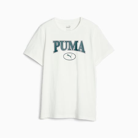 เสื้อยืดเด็กโต PUMA SQUAD, Warm White, small-THA