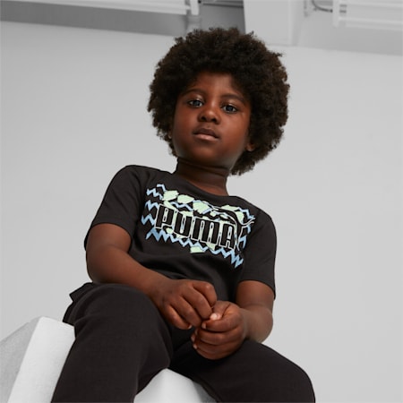 Essentials Mix Match Tee - Kids 4-8 years, PUMA Black, small-AUS