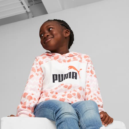 Essentials Mix Match Hoodie - Kids 4-8 year, Frosty Pink, small-AUS