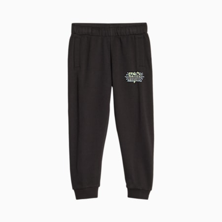 Essentials Mix Match Kids Sweatpants, PUMA Black, small-AUS