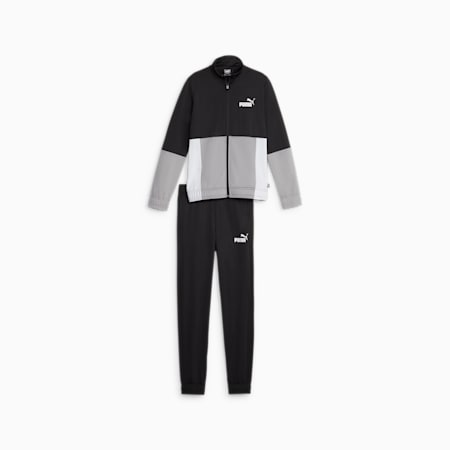 Colorblock Youth Poly Suit, PUMA Black, small