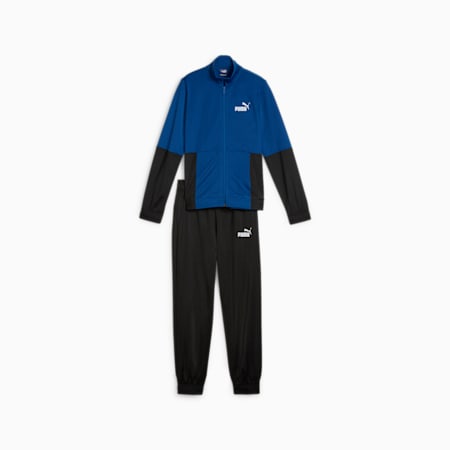 Colorblock Youth Poly Suit, Cobalt Glaze, small
