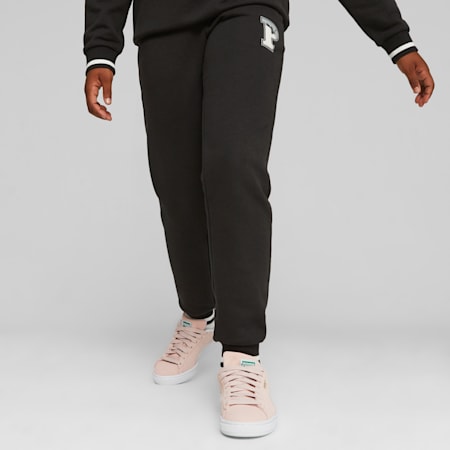 PUMA SQUAD Youth Sweatpants, PUMA Black, small-THA