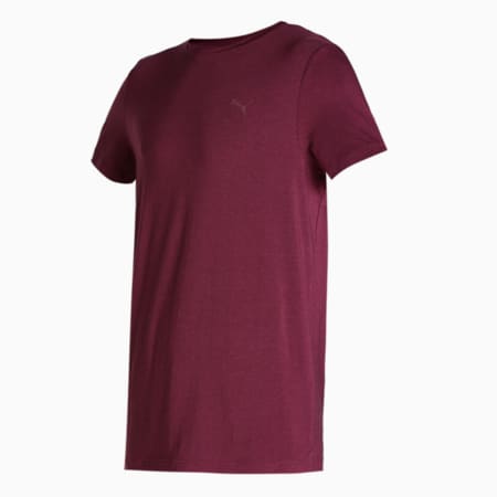 Premium Soft Touch Crew-Neck Men's T-Shirt, Grape Wine, small-IND