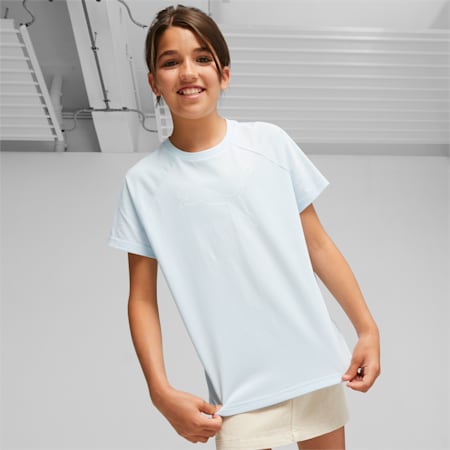 PUMA MOTION Youth Tee, Icy Blue, small