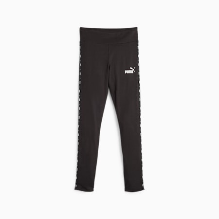 ESS TAPE Youth Leggings, PUMA Black, small-THA