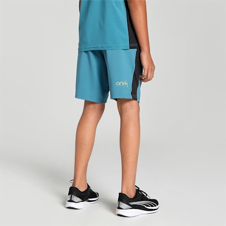 PUMA x one8 Training Youth Regular Fit Shorts, Deep Dive, small-IND