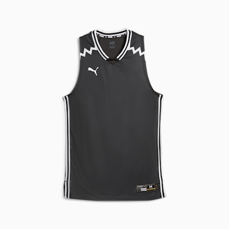 Hoops Team Men's Basketball Jersey, PUMA Black, small-AUS
