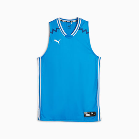 Hoops Team Men's Basketball Jersey, Electric Blue Lemonade, small-AUS