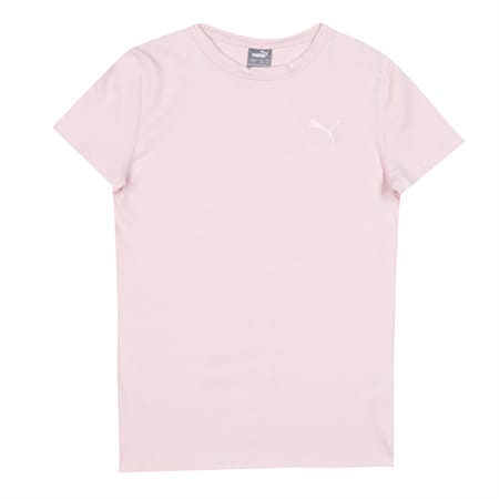 PUMA Girls T-Shirt & Jogger Set, Chalk Pink-Chalk Pink, small-IND