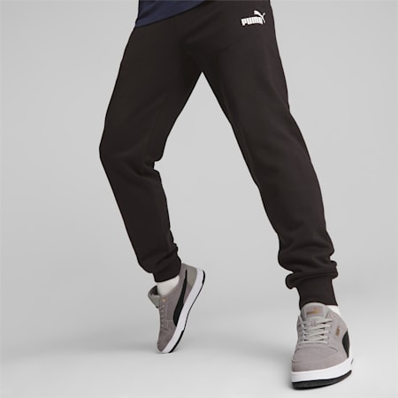 PUMA POWER Men's Sweatpants, PUMA Black, small-THA