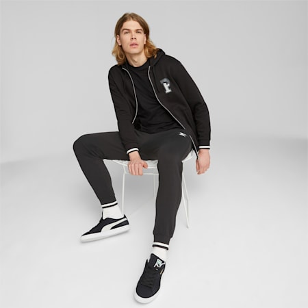 Hoodie zippé PUMA SQUAD Homme, PUMA Black, small