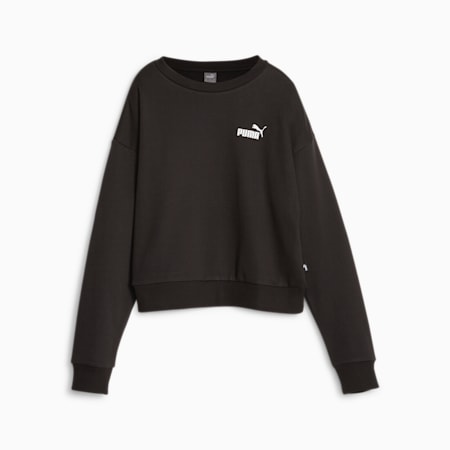 ESS+ Women's Sweatshirt, PUMA Black, small