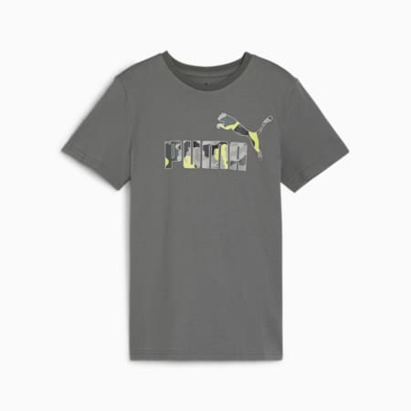 ESS+ CAMO Tee - Youth 8-16 years, Mineral Gray, small-AUS