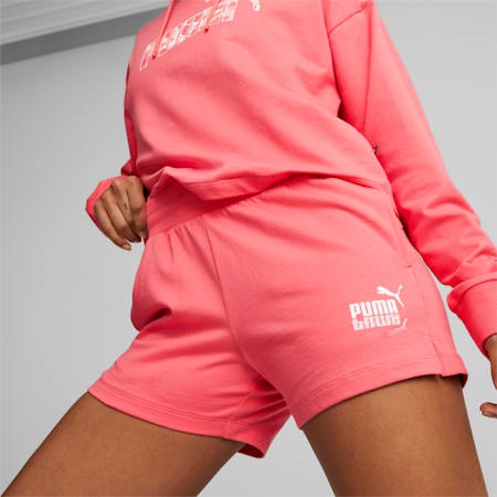 Puma shorts womens red 2025