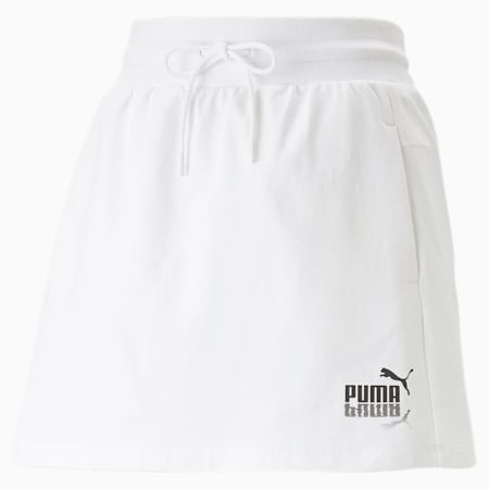 Summer Splash 5" rok van sweatstof voor dames, PUMA White, small
