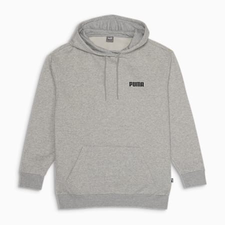 Essentials Relaxed Women's Fleece Hoodie, Light Gray Heather, small-NZL