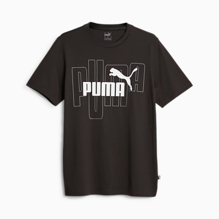 GRAPHICS Men's Tee, PUMA Black, small-AUS