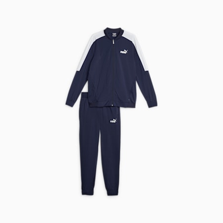 Survêtement tricoté style baseball Homme, PUMA Navy, small