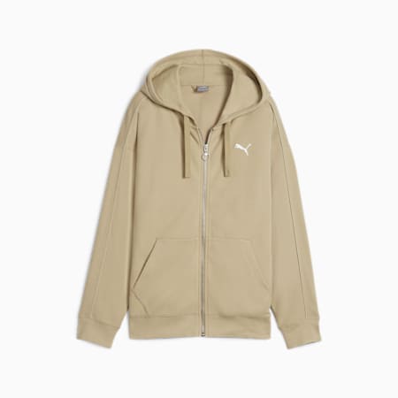 HER Women's Full-Zip Hoodie, Prairie Tan, small-AUS