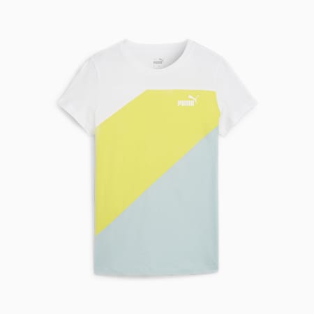 Camiseta PUMA POWER para mujer, Turquoise Surf, small