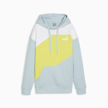 Hoodie PUMA POWER Femme, Turquoise Surf, small