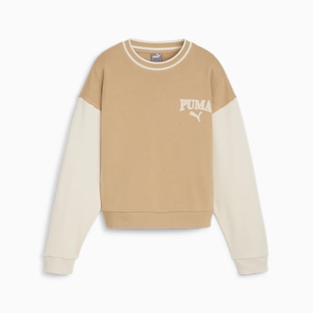PUMA SQUAD Women's Sweatshirt, Prairie Tan, small-AUS