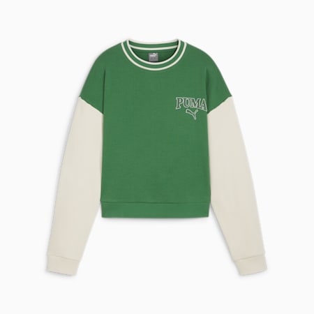 PUMA SQUAD Women's Sweatshirt, Archive Green, small-IDN