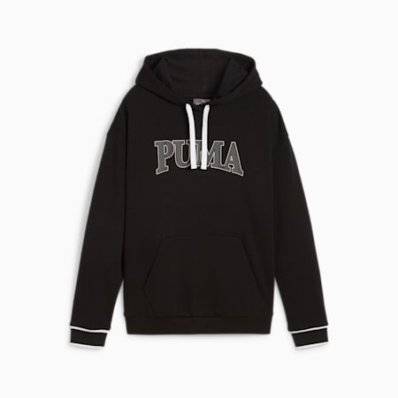 PUMA SQUAD Women's Hoodie, PUMA Black, small-AUS