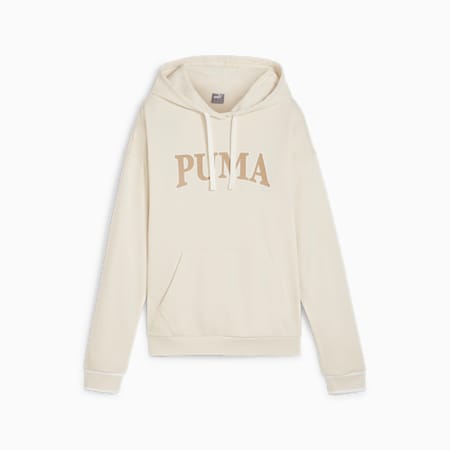 PUMA SQUAD hoodie voor dames, Alpine Snow, small