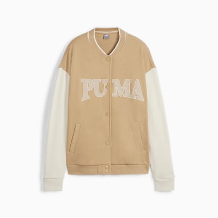 Chaqueta deportiva PUMA SQUAD para mujer, Prairie Tan, small