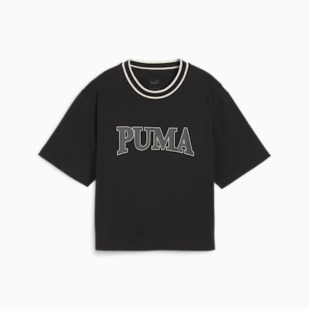 Puma t shirt damen deals schwarz weiß