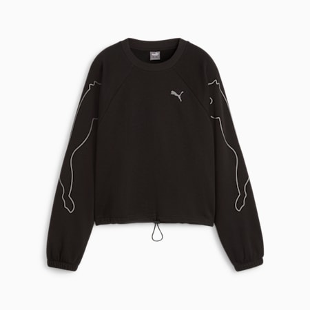 PUMA MOTION sweatshirt voor dames, PUMA Black, small