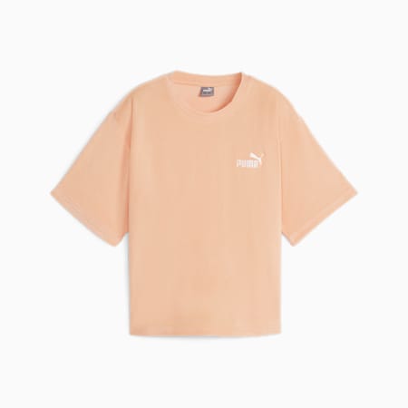 Camiseta de mujer ESS+, Peach Fizz, small