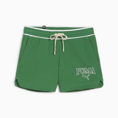 PUMA SQUAD Women's Shorts, Archive Green, small-SEA