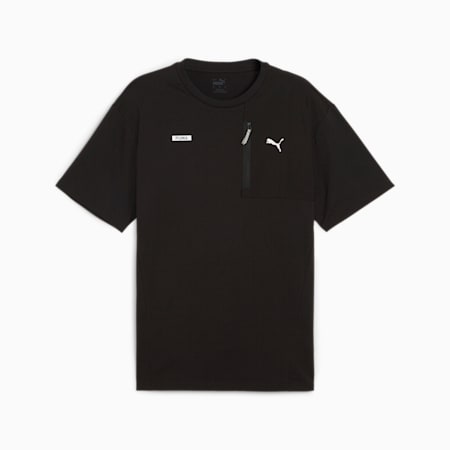 DESERT ROAD Men's Tee, PUMA Black, small-AUS