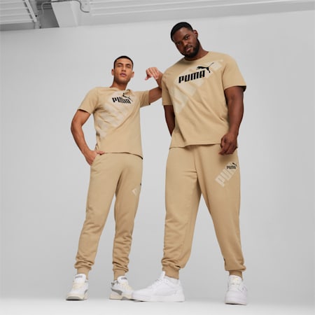 PUMA POWER Men's Track Pants, Prairie Tan, small-AUS