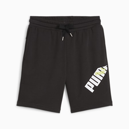 Short PUMA POWER, PUMA Black-Lime Sheen, small