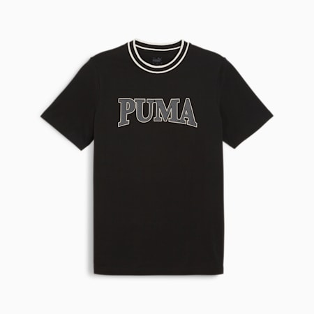 Męska koszulka z nadrukiem PUMA SQUAD, PUMA Black, small